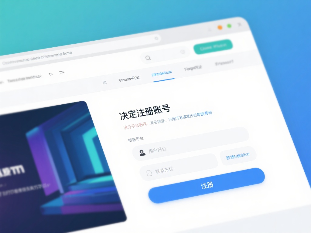 访问网站并注册账号
确定目标平台后，通过浏览器输