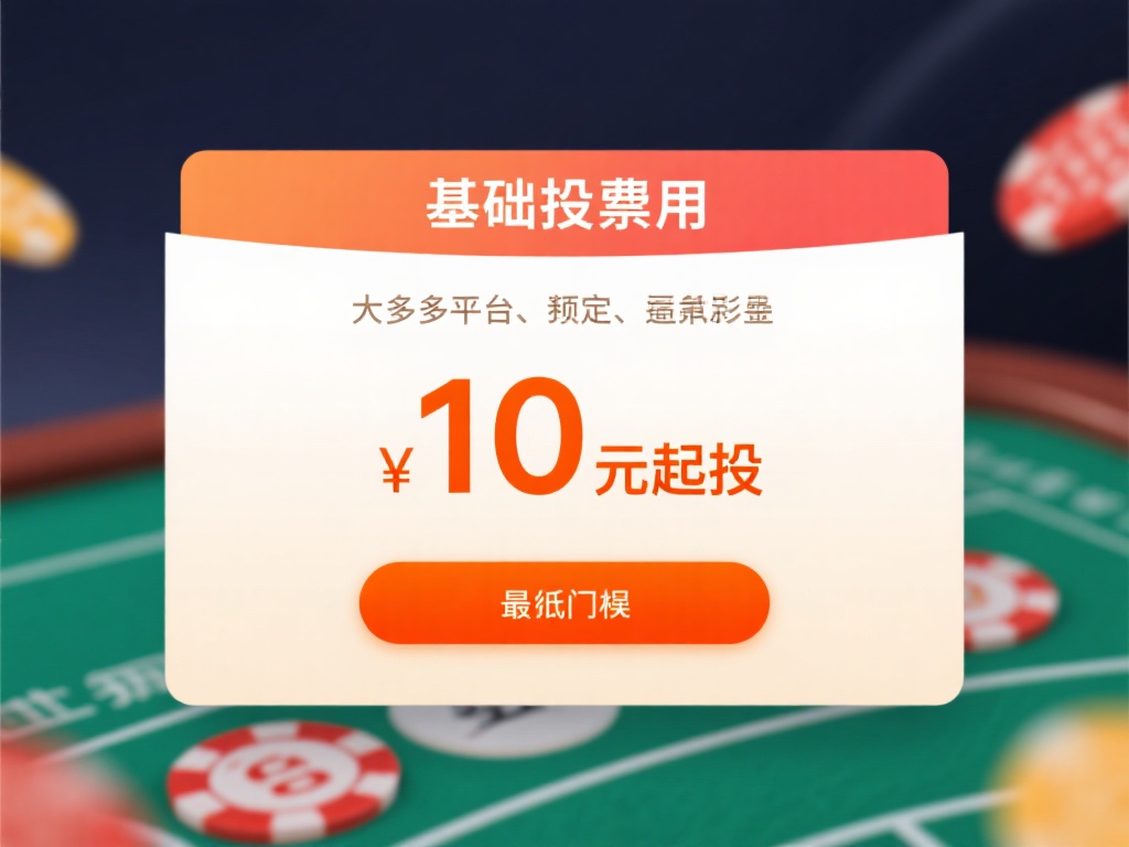 基础投注费用：大多数平台会设定一个最低门槛，比如&nbsp;