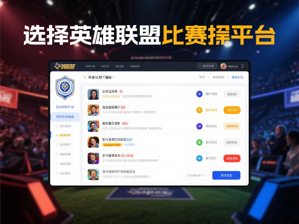 在选择英雄联盟比赛投注平台时，有几个关键因素需要特