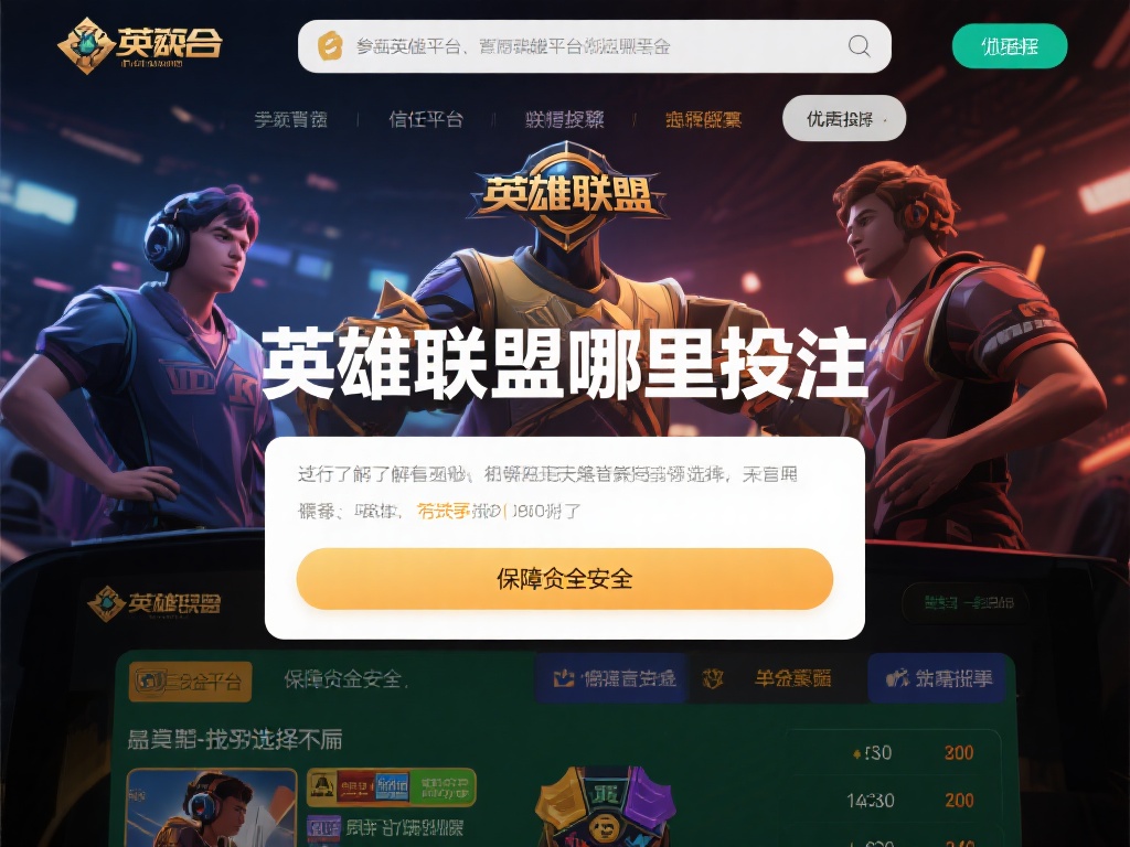 在参与英雄联盟赛事投注时，选择一个值得信赖的平台是